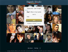 Tablet Screenshot of amputeedevoteedating.com
